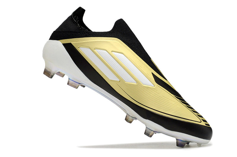 Chuteira F50 Elite Laceless Messi Dourada