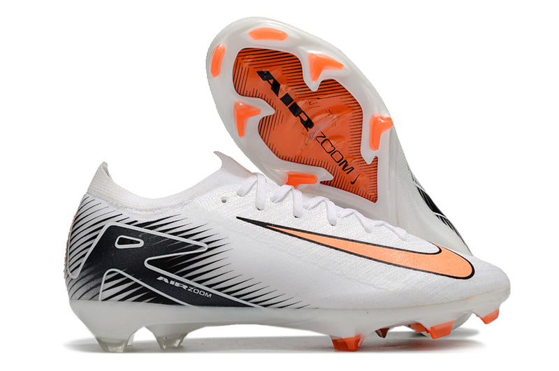 Chuteira Air Zoom Mercurial Vapor 16 Elite FG Campo - Branco e Preto