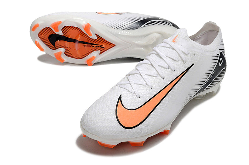 Chuteira Air Zoom Mercurial Vapor 16 Elite FG Campo - Branco e Preto