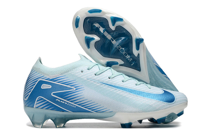 Chuteira Air Zoom Mercurial Vapor 16 Elite FG Campo - Azul e Branco