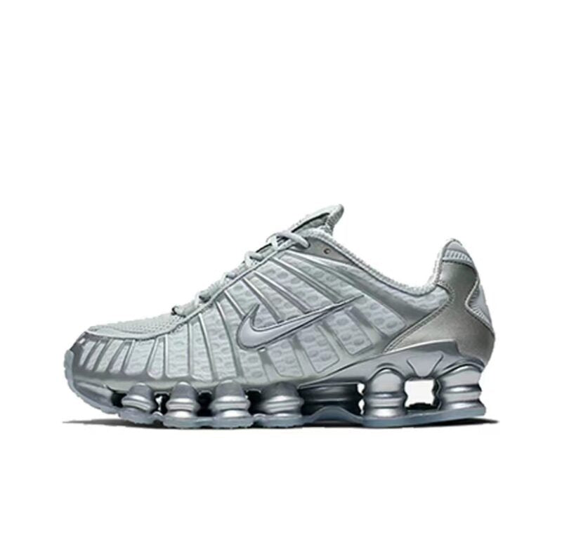 Nik Shox TL Light Bone Metálico Prata Cool Grey