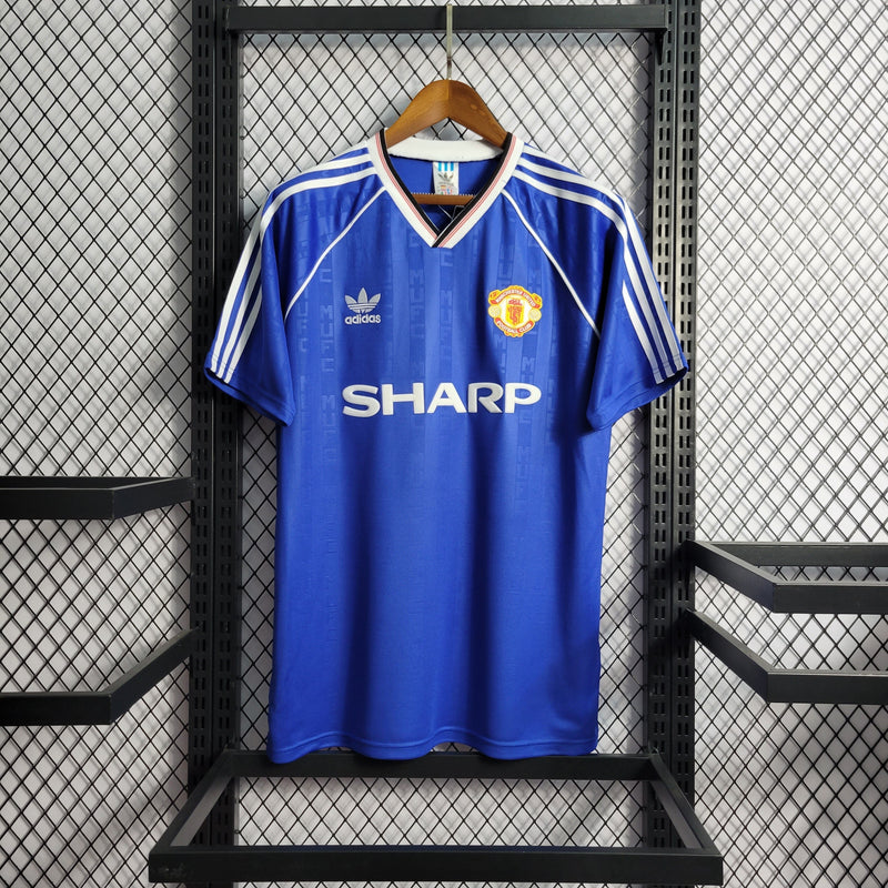 Camisa Manchester United Reserva 1988 - Versão Retro