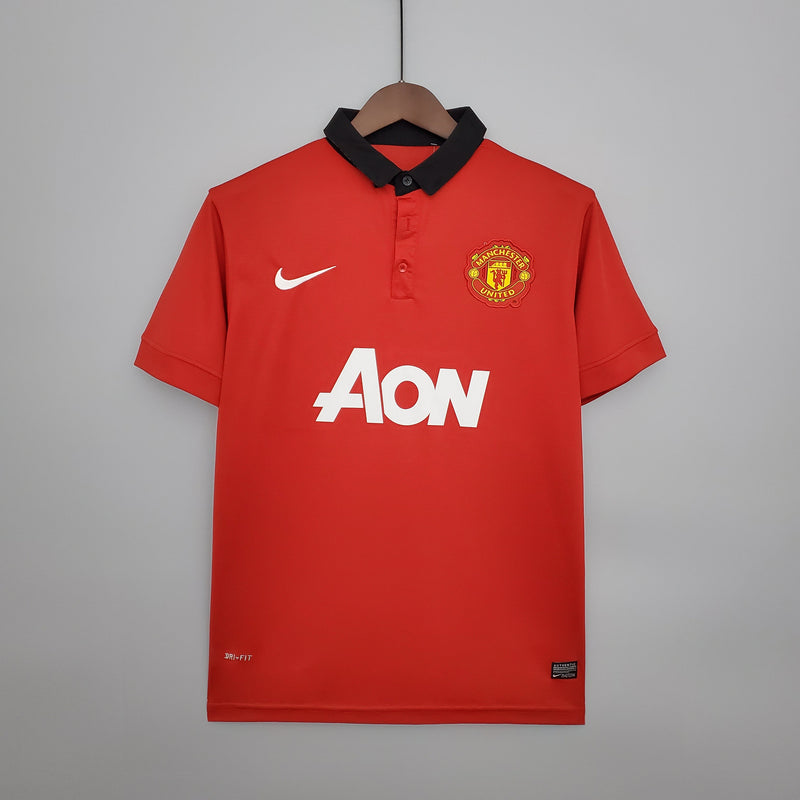 Camisa Manchester United Titular 13/14 - Versão Retro